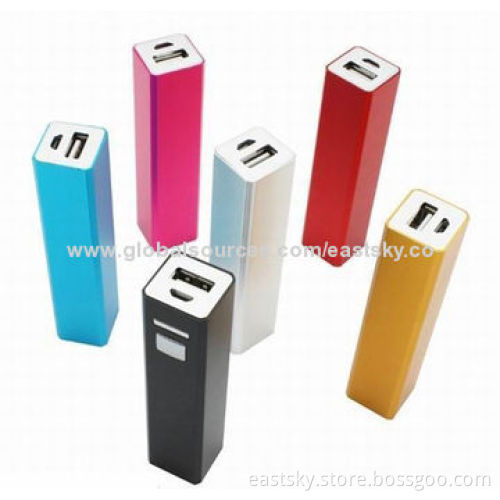 2000mAh Aluminum External Battery, Various Colors are AvailableNew